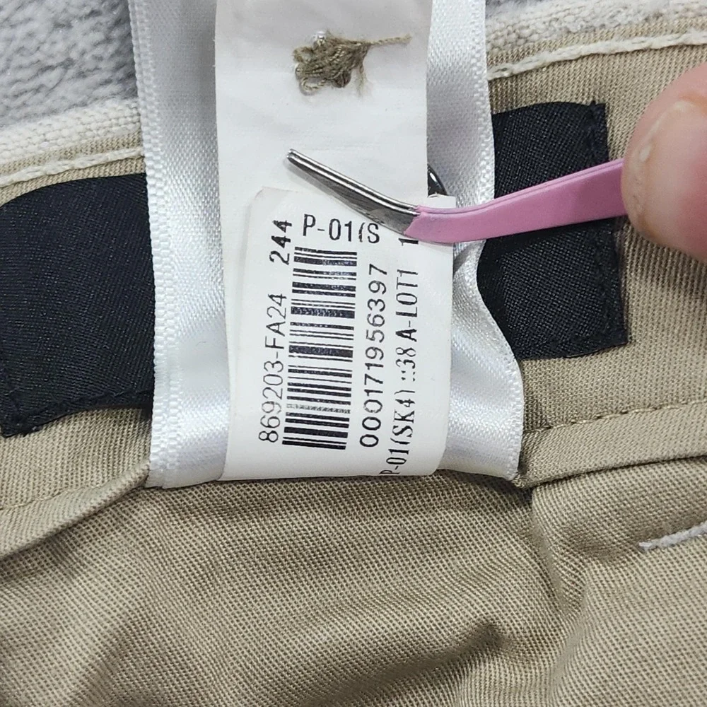 Banana Republic Shorts Mens 38 Beige Linen Chino Flat Front Casual Preppy